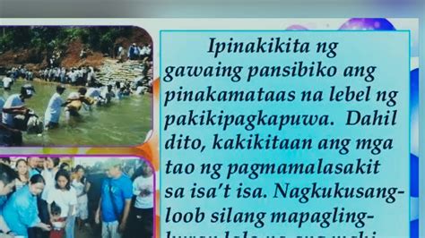 slogan tungkol sa gawaing pansibiko|MGA GAWAING PANSIBIKO .